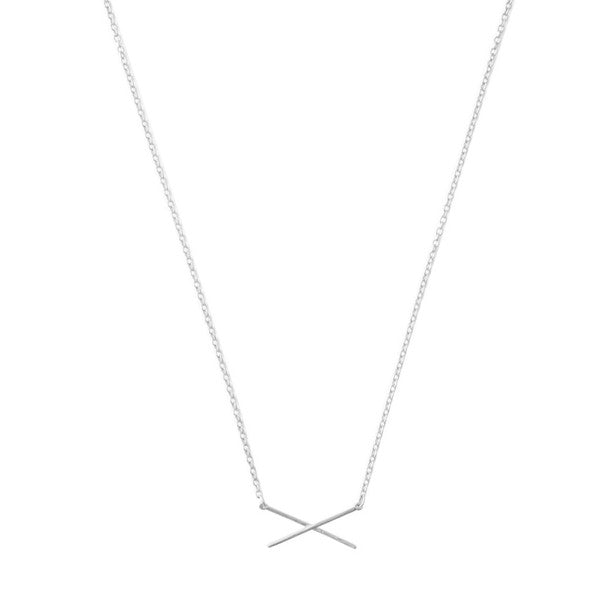 X Bar Necklace