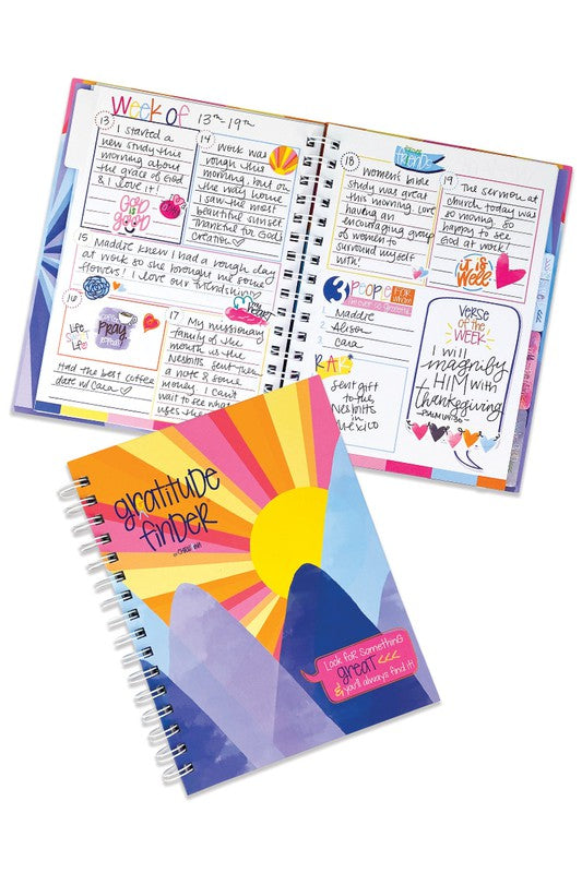 Faith-Based Gratitude Journal w Stickers 52-Week