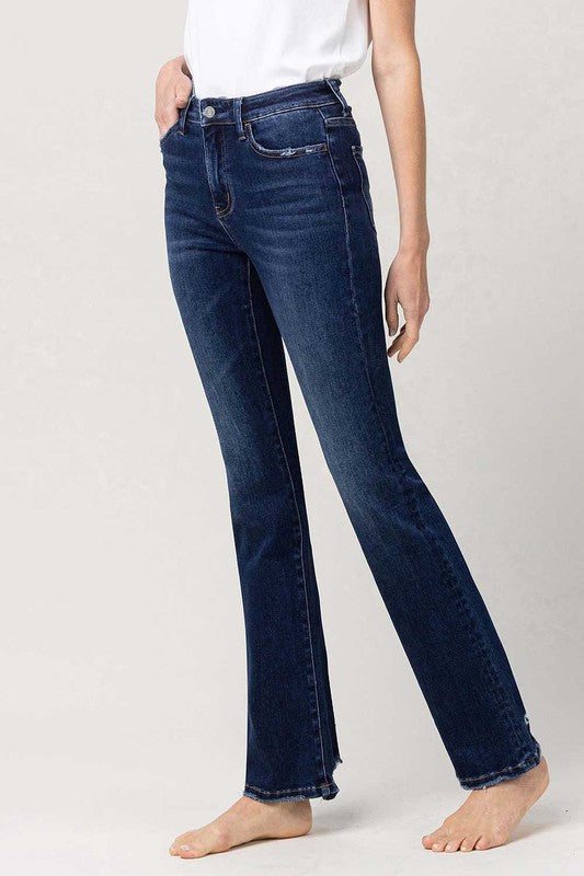 High Rise Slim Bootcut Jeans