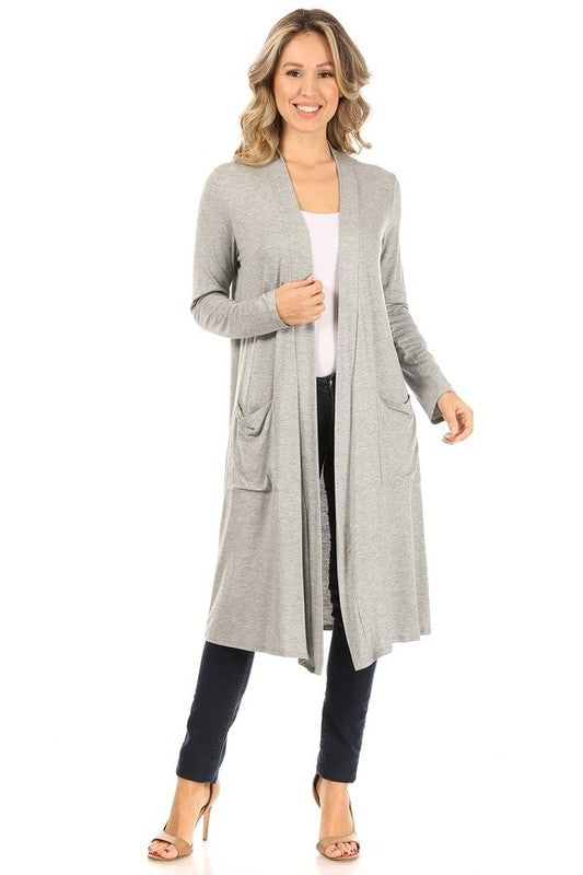 Solid duster cardigan in a loose fit JUNIORS