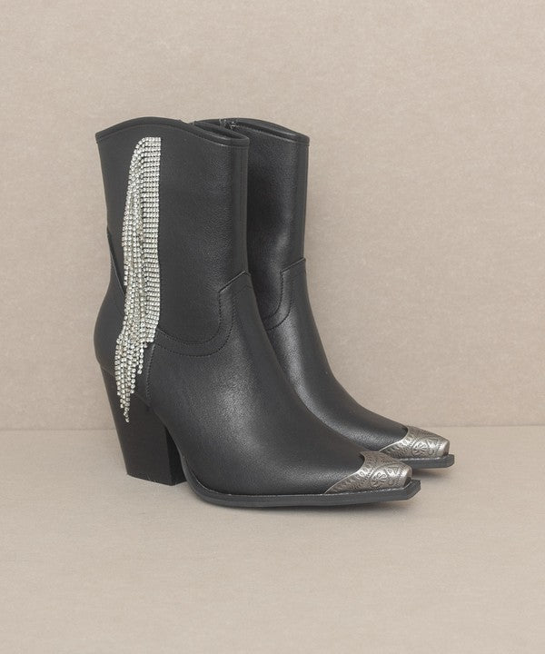 OASIS SOCIETY Kai - Rhinestone Fringe Boots