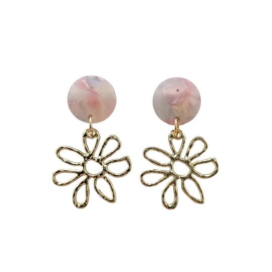 Lily Earrings - Iridescent Pastel