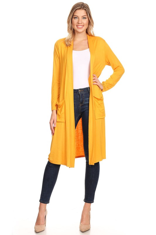 Solid duster cardigan in a loose fit JUNIORS