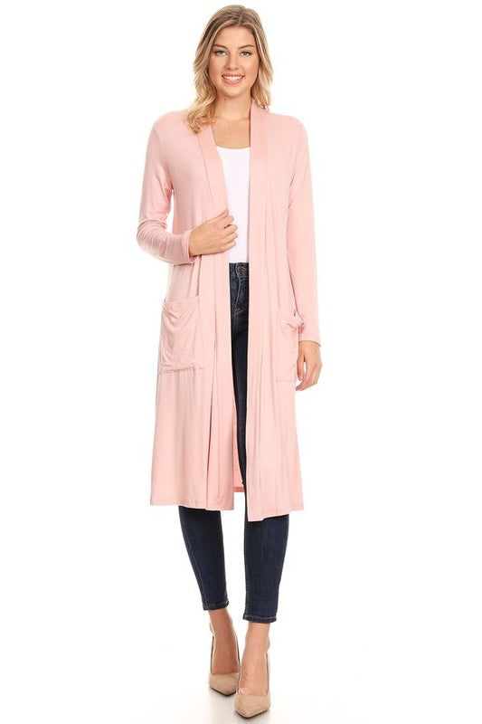 Solid duster cardigan in a loose fit JUNIORS